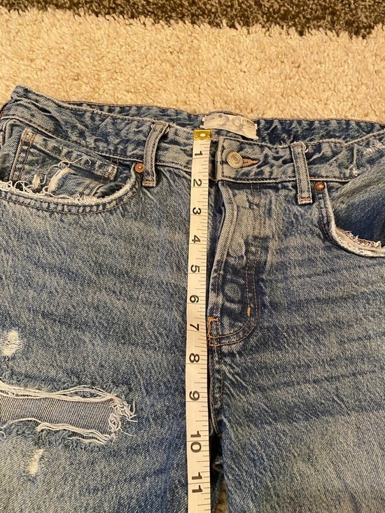 Free People Distressed Ripped Frayed Jeans - Picture 3 of 8